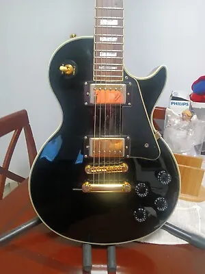 2004 Epiphone Lespaulcustom Stunning Condition Korea- Agem Blackdiamond!nochina  • $850