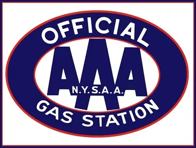 New York AAA Rated Gas Station NEW Metal Sign 24 X30  USA STEEL XL Size 7 Lb • $129.88