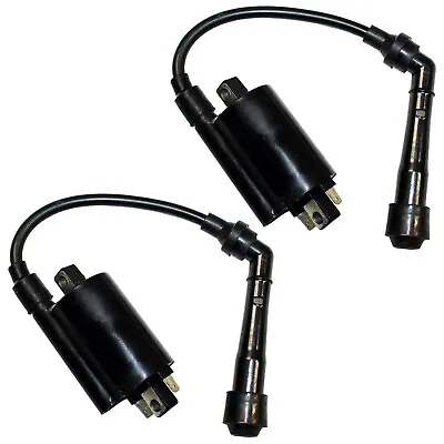 Set Of 2 Ignition Coils For Kawasaki EX500 Ninja 500 500R 1987-2009 • $21