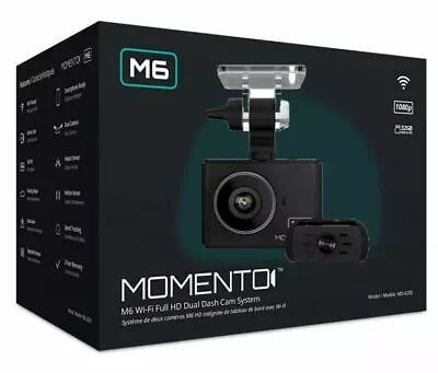 M6 Momento Wi-Fi Enabled Front & Rear Dash Camera System W/ 32GB Memory Card • $269.50