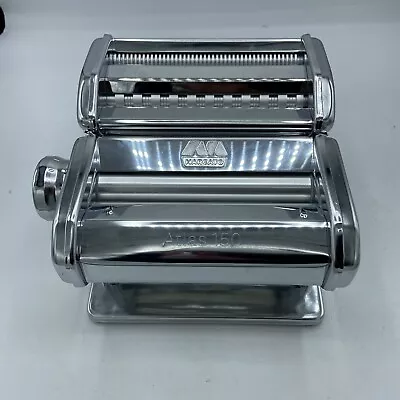 Marcato 8320 Atlas 150 Pasta Machine Includes Pasta Cutter (Missing Hand Crank) • $59.99