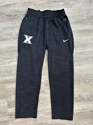 Nike Xavier Musketeers Basketball Warmup Pants Team Issue Logo Athletic Mens • $34.98