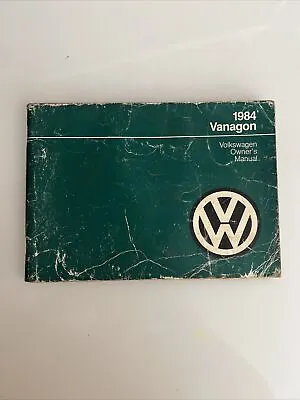 Vintage 🔥 Volkswagen Manual 1984  Van Bus Vanagon Good Condition • $37.89