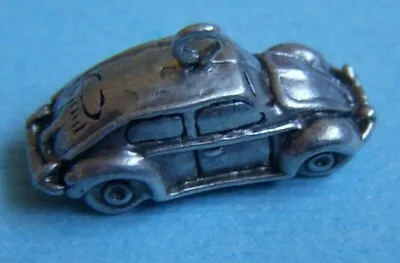 Vintage VW Beetle Automobile Car Sterling Charm • $24.99