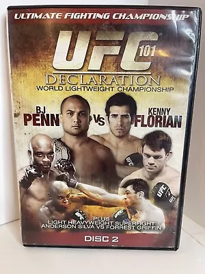 UFC 101: Declaration (DVD 2009 2-Disc Set) • $9.99