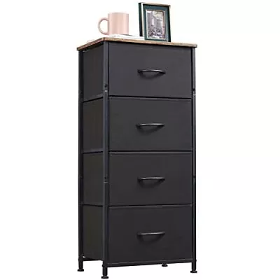 Tall Dresser For Bedroom With 4 Drawers Storage Chest Of Drawers With Remova... • $72.30