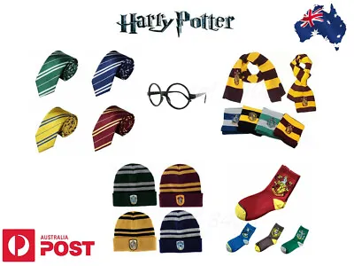 $7.88 • Buy Book Week Harry Potter Gryffindor Slytherin Tie Hat Scarf Socks Costume Cosplay
