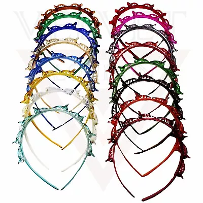 Hair Band Clear Twist Hair Clip Magic Hairstyle Double Layer Barrette Braid Tool • £3.95