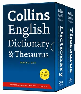 Collins English Dictionary And Thesaurus Set • £5.19