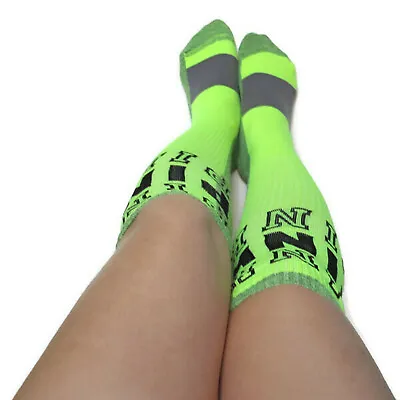 Victoria' Secret PINK Knee High Socks Neon Green NWOT One Size • $12.45