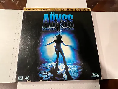 The Abyss- Laserdisc -Special Edition Widescreen LetterBox 3 Disc Box Set 1988 • $8.99
