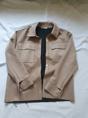 Mnml Suede Style Shirt Jacket Tan M Sold Out On Site • £65