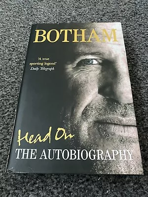 IAN BOTHAM SIGNED Autobiography HEAD ON Hardback • £8.99