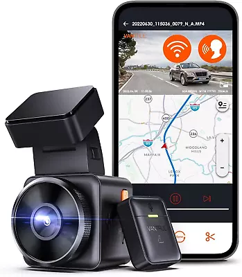 Vantrue E1 2.5K Wifi Mini Dash Cam With GPS And Speed Voice Control Dash Camera • $365.95