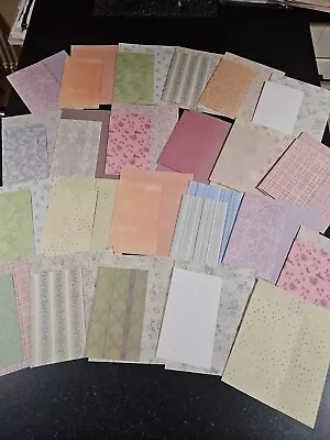 23 Textured Pattern Cards With Matching Papers/inserts For Card Making • £3.50