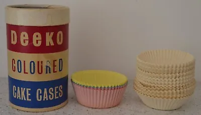 Vintage Deeko Cake Cases 1950s/60s Kitchen Baking Prop Advertising Display Retro • £16.99