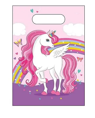 Unicorn Rainbow Balloons Bunting Banners Tableware Birthday Party Decorations • £2.79