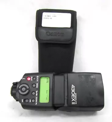 Canon 430EX II  Speedlite Shoe Mount Flash Attachment Tested Working • $35