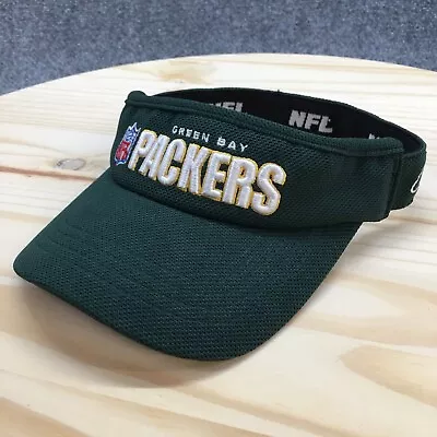 Green Bay Packers NFL Visor Cap Hat Mens One Size Green Adjustable Embroidered • $17.99