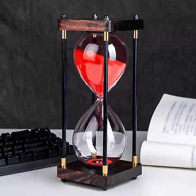 60 Minutes Hourglass Sand TimersLarge Sand Timer Decorative Quiet Time Clock F • $27.60