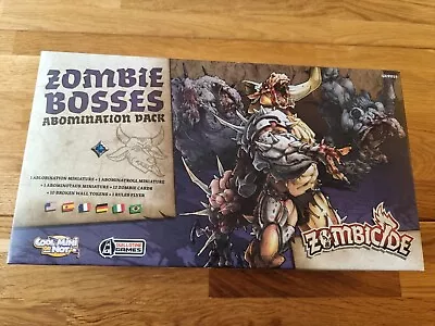 £40 • Buy Zombicide Black Plague Zombie Bosses Abomination Kickstarter Pack 