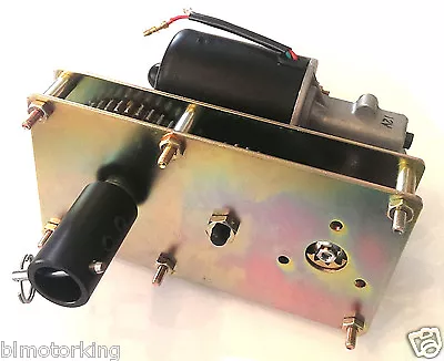 Makermotor 12V DC 5RPM Spit Smoker BBQ Rotisserie Gear Motor + Steel Coupling • $179.99