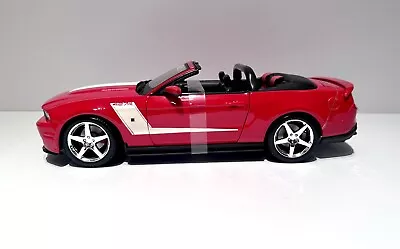 Maisto 2010 Roush Ford Mustang 427R Red Convertible 1/18 Scale Diecast Model Car • $49.95