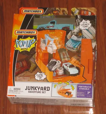 JUNKYARD Adventure Set W/ Vehicle 2007 MATCHBOX Pop Up Mini NEW In Sealed Box • $12.95