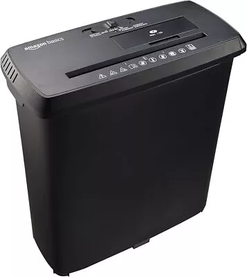 8 Sheet Strip Cut Paper CD And Credit Card Shredder  Black • $44.40