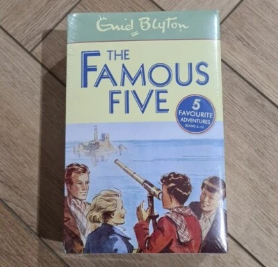£14.99 • Buy NEW SET Of 5 X FAMOUS FIVE Books 6 -10 Enid Blyton 6 7 8 9 10  New Sealed 