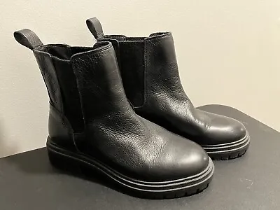 Women’s Lucky Brand Military Style Moto Ankle Boots Size 6.5 Black • $19.99