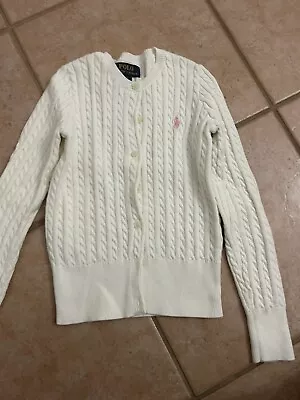 Girl's *~*POLO RALPH LAUREN *~* Cardigan Size 7 • $15