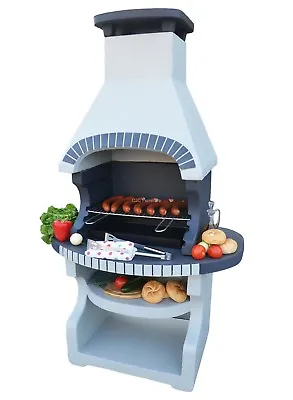 £429 • Buy Masonry BBQ Barbecue Garden Grill Fireplace Wood And Charcoal Cooking Massive