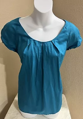 Michael Kors Woman’s Dark Turquoise Blouse Size Large • $11.99