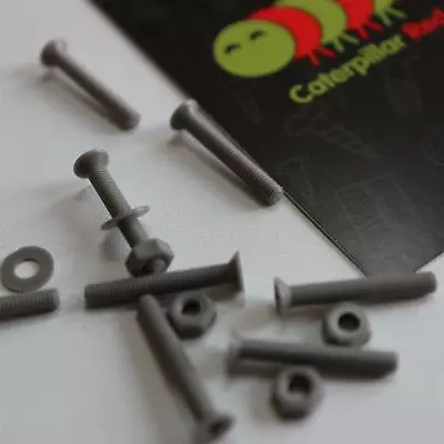 £14.69 • Buy 20x Grey Countersunk Plastic Nuts & Bolts, Washers, M3 X 20mm, Gray