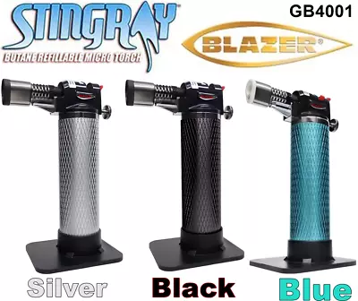 Blazer Stingray Butane Refillable Micro Torch GB4001 All Colors - FAST SHIPPING • $39.50