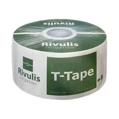 T-TAPE 5/8  Drip Tape Irrigation Line 8  0.27GPH 10MIL 6000FT Row Crop Rivulis • $195