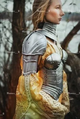 Medieval Armor Queen Of The Lake Upper Body Suit Of Armor Crusias Jacket Costume • £275