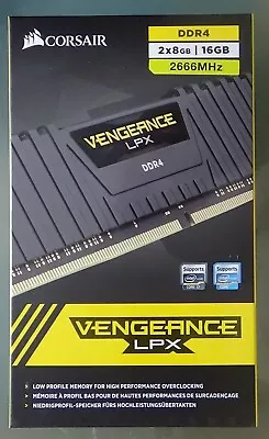 £30 • Buy Corsair Vengeance LPX CMK16GX4M2A2666C16 16GB - 2 X 8GB DDR4 2666MHz Memory Kit