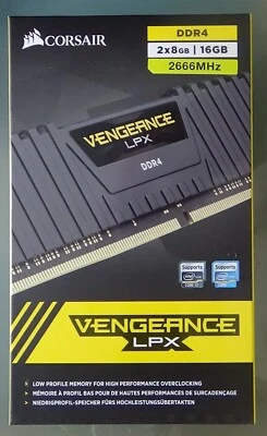 £30 • Buy Corsair Vengeance LPX CMK16GX4M2A2666C16 16GB - 2 X 8GB DDR4 2666MHz Memory Kit