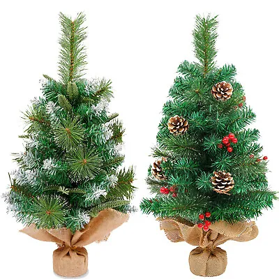 2 FT Artificial Christmas Tree Small Mini Tabletop Ornament Xmas Home Decoration • $21.15