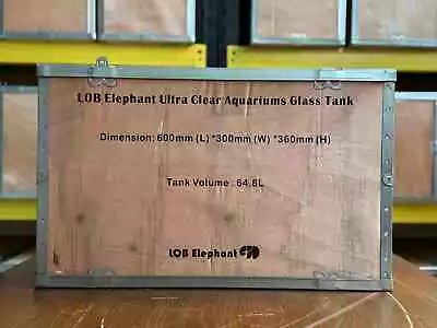 LOB ELEPHANT Large Ultra Clear Aquariums Glass Tank • $139