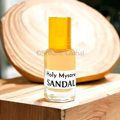 6ml - HOLY MYSORE SANDALWOOD OIL INDIA Meditation Calm Focus Yoga Rare Essential • $32.05