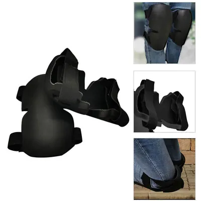 £5.94 • Buy Black Professional Knee Pads Set Construction Comfort Leg Protectors Work Safety