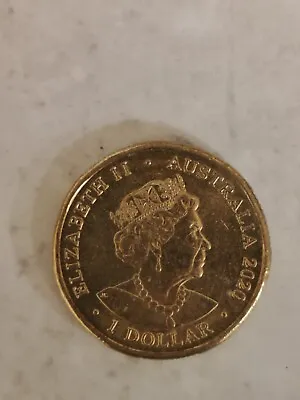 2020 Donation Dollar $1 Coin-coloured- Good Condition. • $560