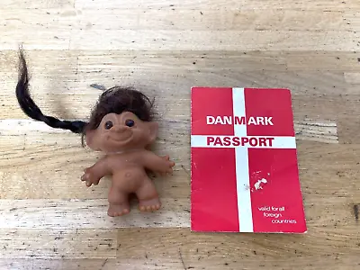 Vintage 1960s Dam Troll & Passport • £19.99