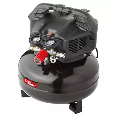 6 Gallon Oil Free Pancake Air Compressor 150 PSI For Car Tire Inflation Black • $178.50