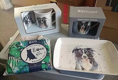 Border Collie Mugs Etc By Lesser & Pavey All BRAND NEW  • £9.99