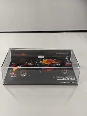 Max Verstappen Limited Edition 2021 Red Bull Honda RB16B 1:43 Minichamps F1 • $114.99