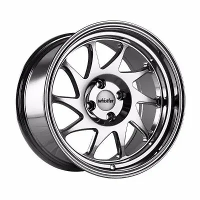 15x8 Whistler KR7 4x100 +20 Chrome Wheels (Set Of 4) • $569